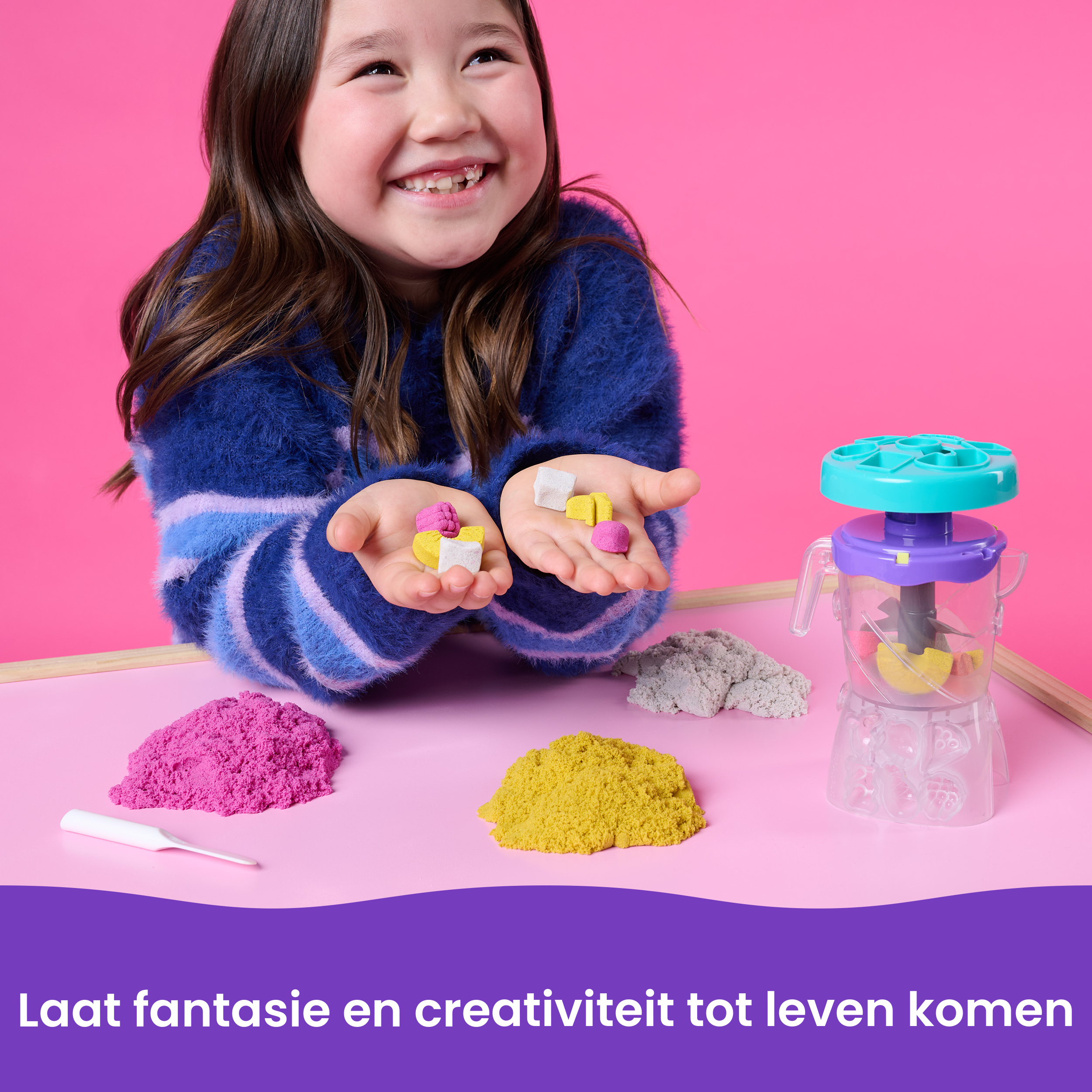 Kinetic Sand 6075121, Lasten taikahiekka, 5 vuosi/vuosia, Muovi, Monivärinen