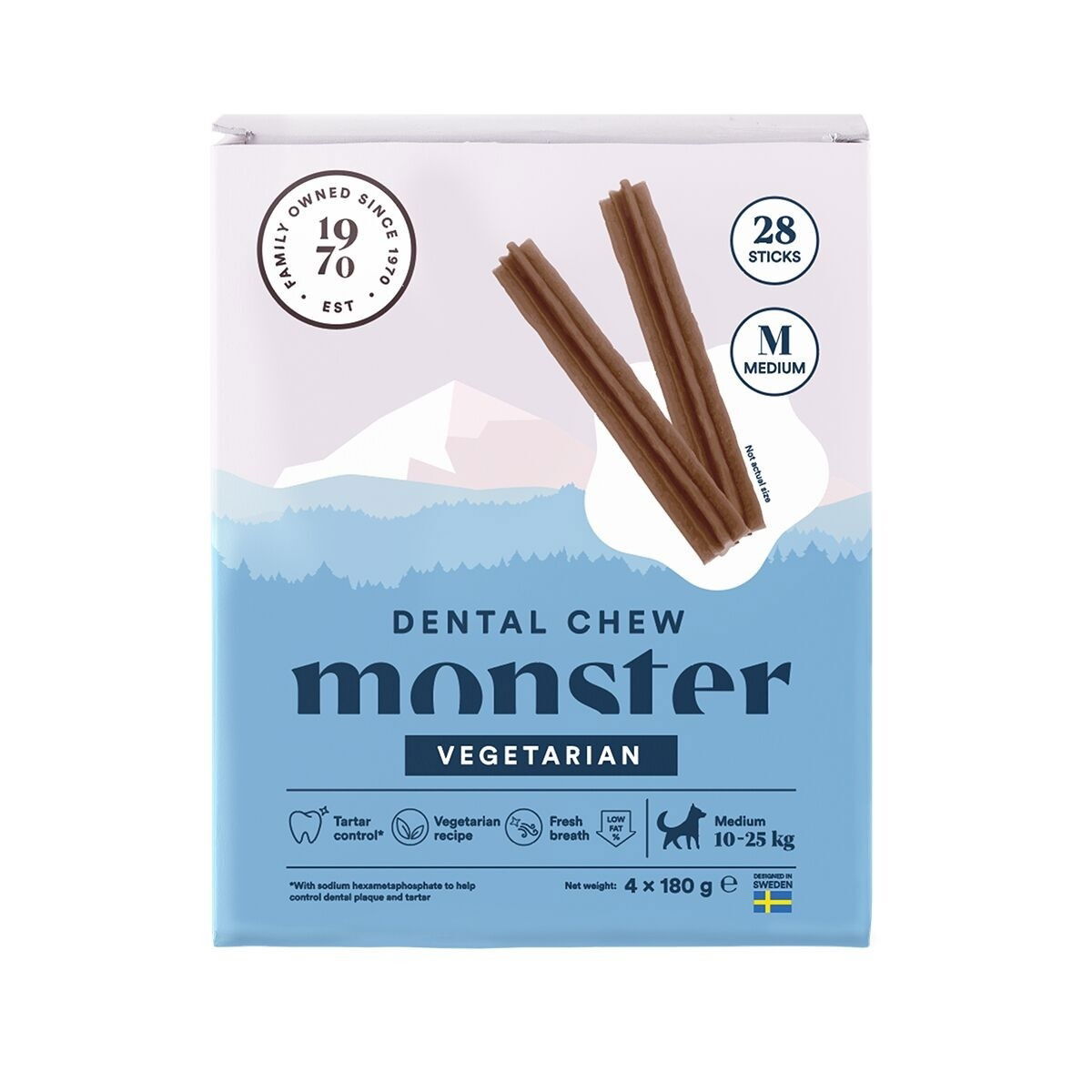 Monster Dog Dental Chew Vegetarian Medium