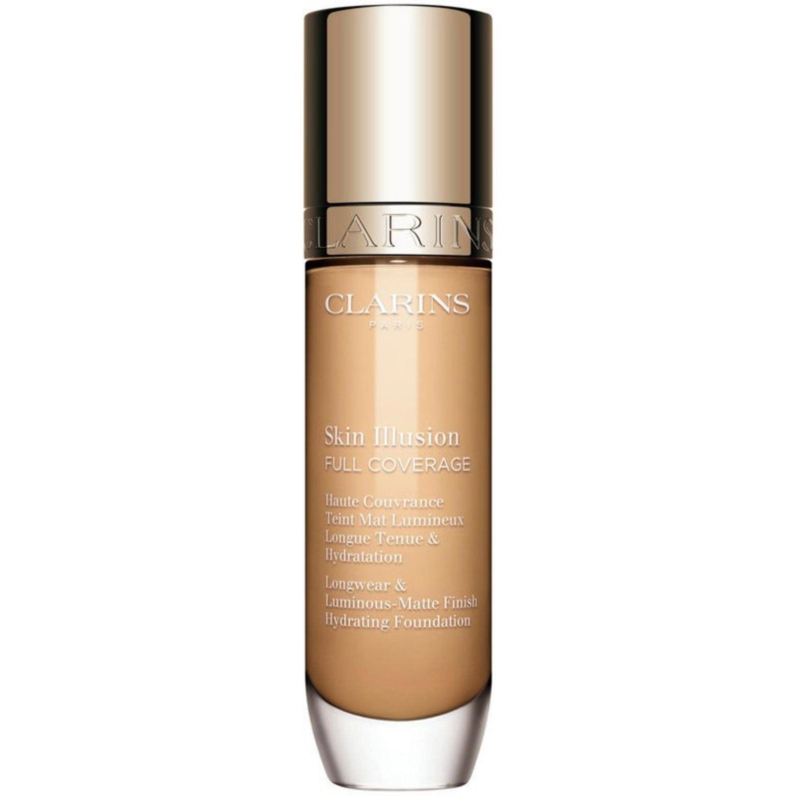 Clarins Skin Illusion Hydrating erittäin peittävä meikkivoide sävy 105.5W 30 ml