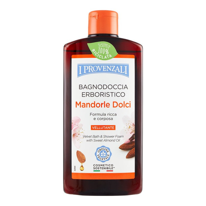 I Provenzali Bagno Schiuma Erboristico Olio Idratante Mandorle Dolci 400 ml — Bagno schiuma