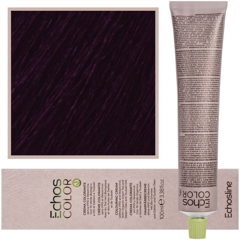 Värivoide Echosline Echos - Hiusväri 100 ml 5.22 | Vaaleanruskea intensiivisen violetti