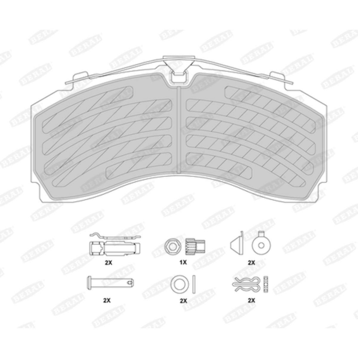 Jarrupalat, levyjarru BERAL BCV29246TK