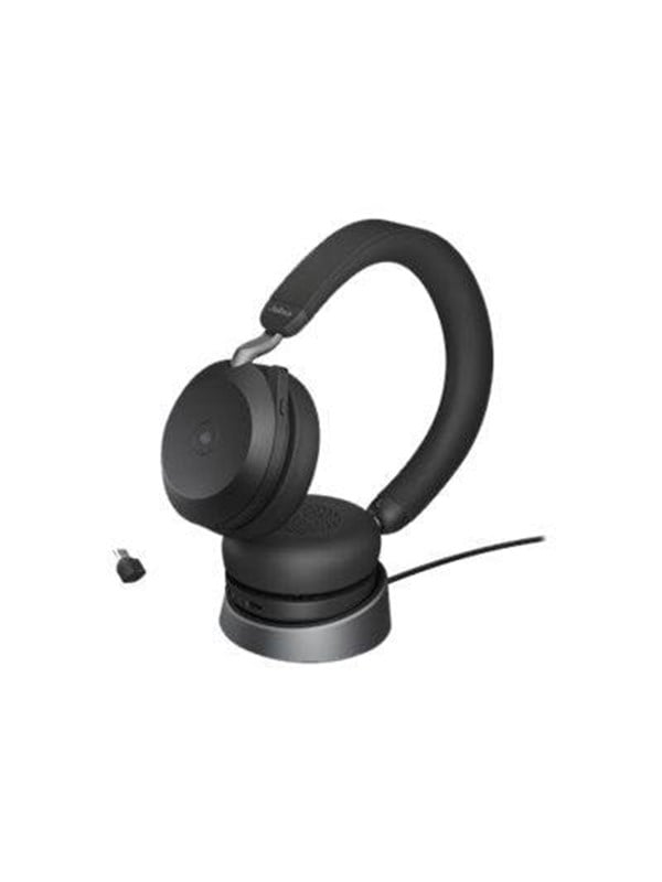 Jabra Evolve2 75 Incl Charging Stand Stereo Usb-c Microsoft Teams Musta