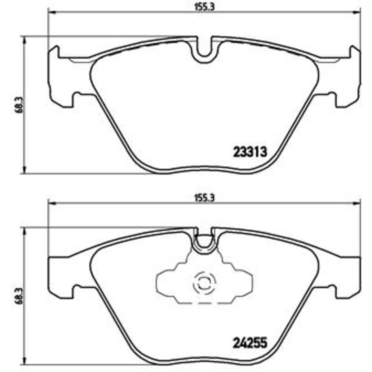 Jarrupalat, levyjarru BREMBO P 06 055
