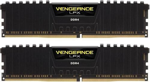 Corsair Vengeance LPX DDR4-2400 - 8GB - CL16 - Dual Channel (2 pcs) - Intel XMP - Musta