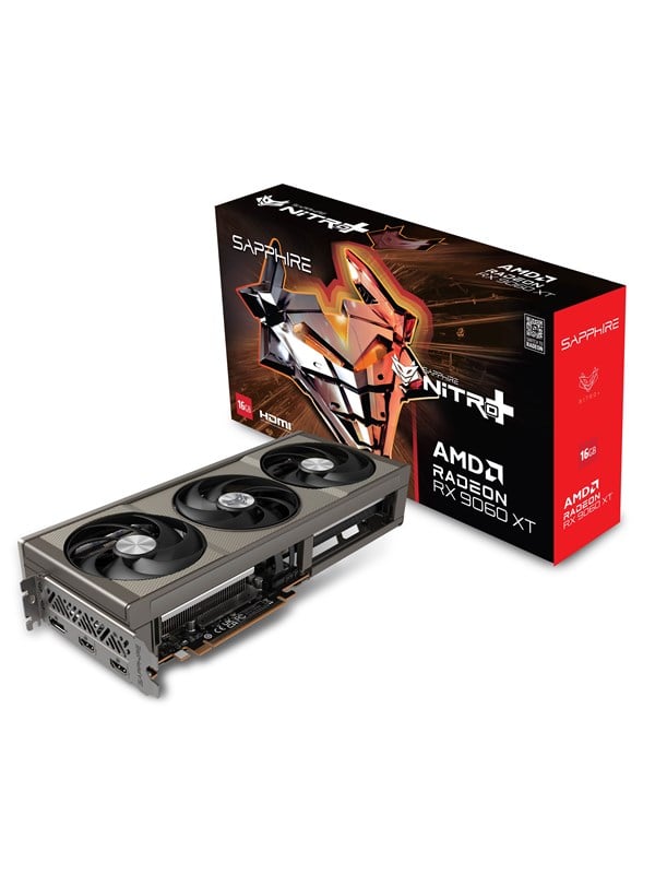 Sapphire Radeon RX 9060 XT NITRO+ OC 16 Gt -näytönohjain
