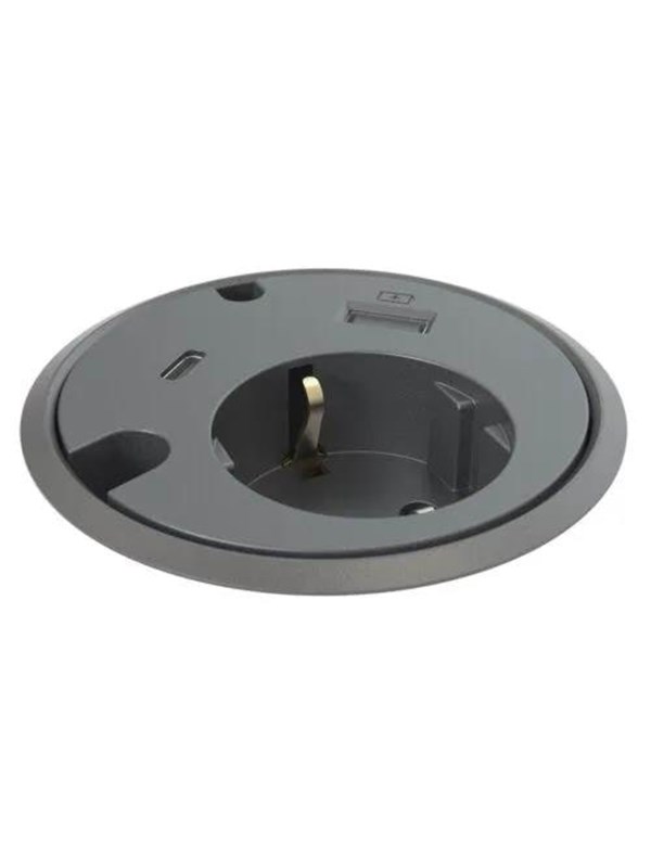 Forming Function Powerdot 16 1x Virta 1x Usb-c 1x Usb-a 2x Kaapelireikää Musta