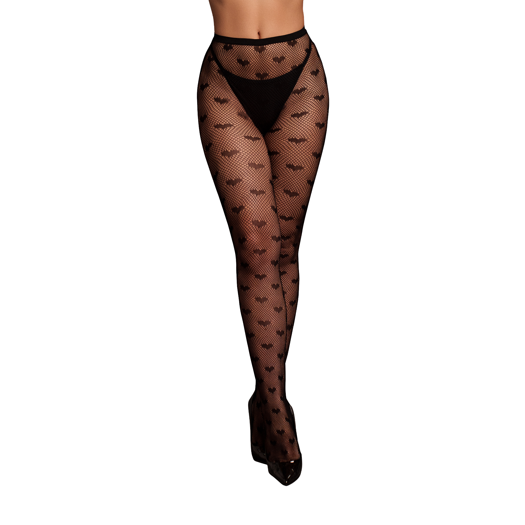 Le Désir Heart Patterned Tights