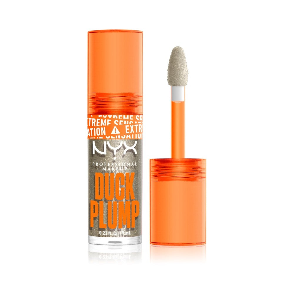 NYX Professional Makeup Duck Plump Huulikiilto Volumizing Effect Color Quazy Silver 7 ml