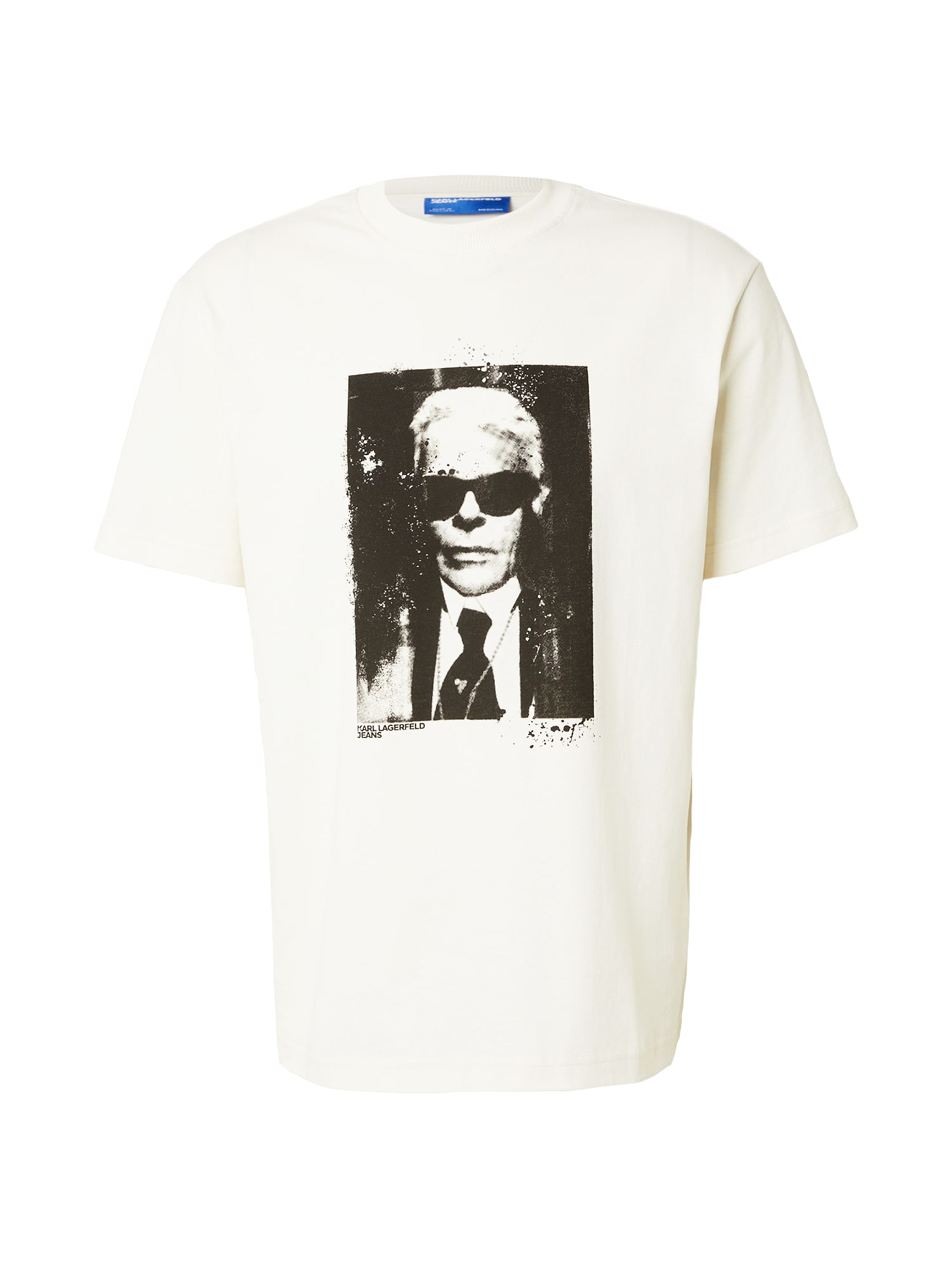KARL LAGERFELD JEANS Paita  antrasiitti / musta / valkoinen