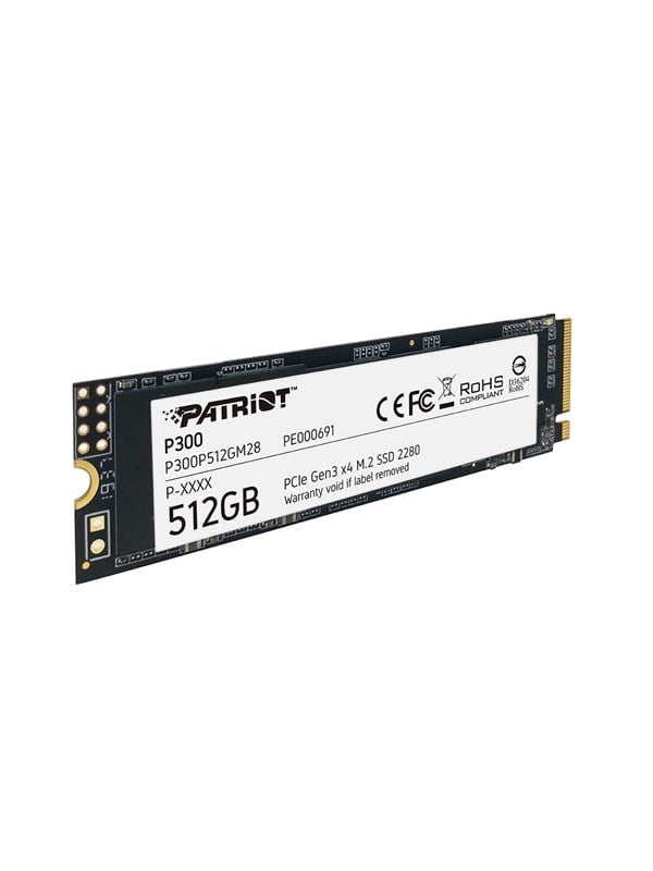 Patriot P300 512 Gt M.2 PCIe Gen3 x4 NVMe -SSD-levy