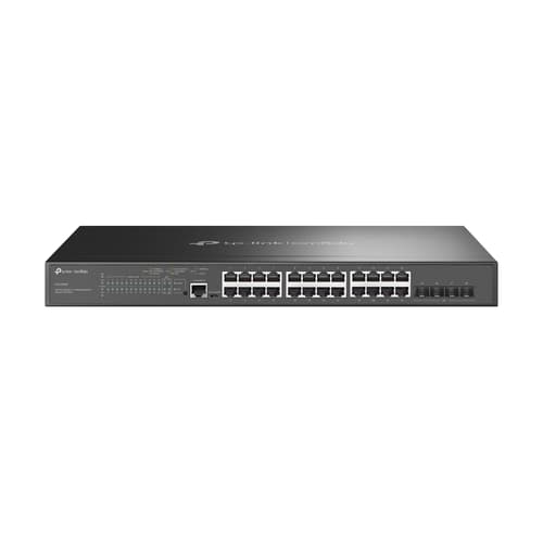 TP-Link TL-SG3428MP JetStream 28-portin Gigabit L2+ hallittu kytkin, jossa on 24-porttinen PoE+.