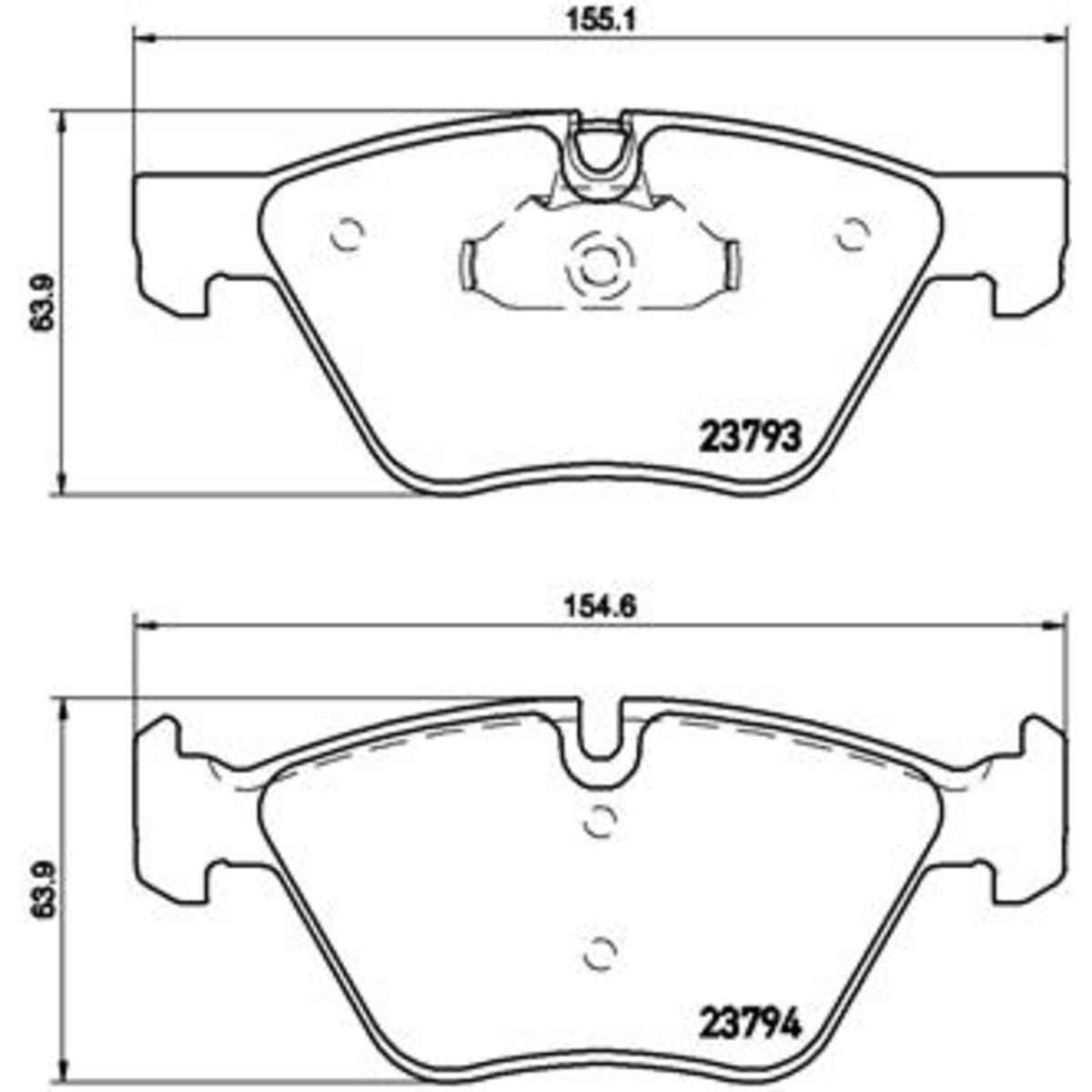 Jarrupalat, levyjarru BREMBO P 06 057