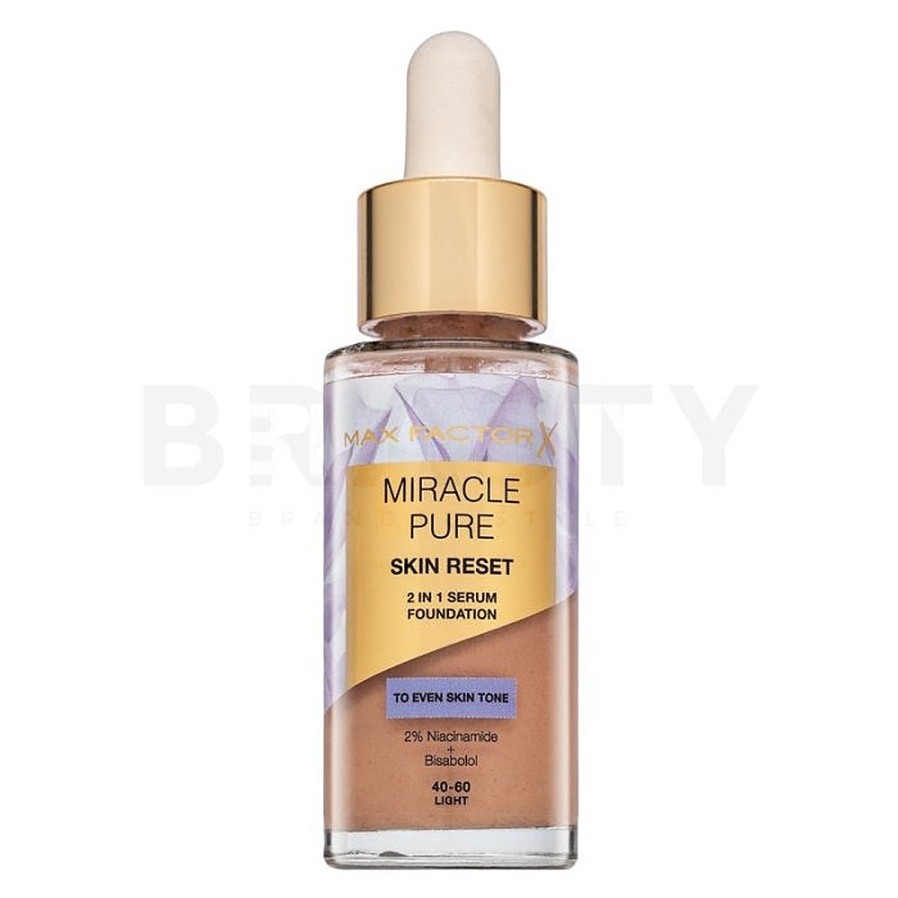 Max factor Miracle Pure Skin Reset 2in1 Foundation Serum - Meikkivoide 30 ml 40-60 Light