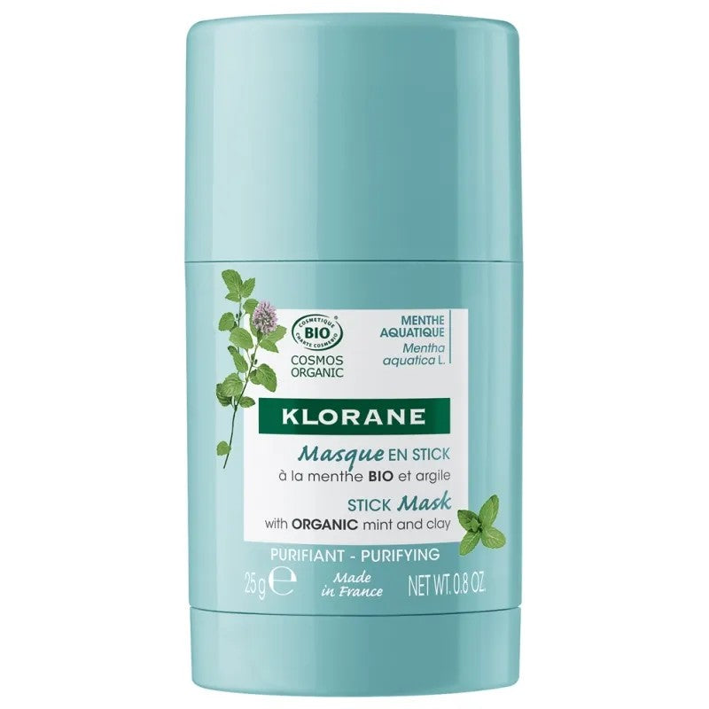 Klorane Menta Biologica 25 g — Maschera Stick Viso
