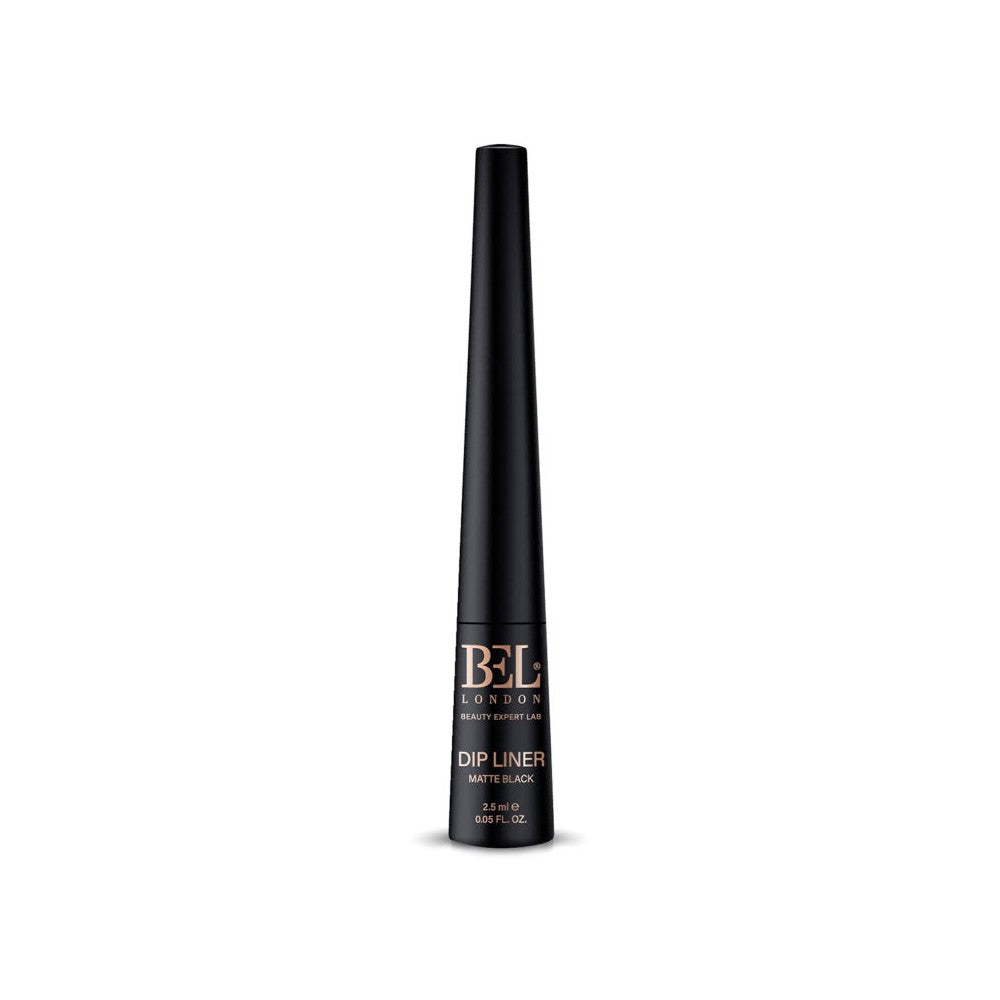 Bel London, Dip, Aqua, Vedenkestävä, Väri, Varjostus, Nestemäinen rajauskynä, Mattamusta, 2.5 ml