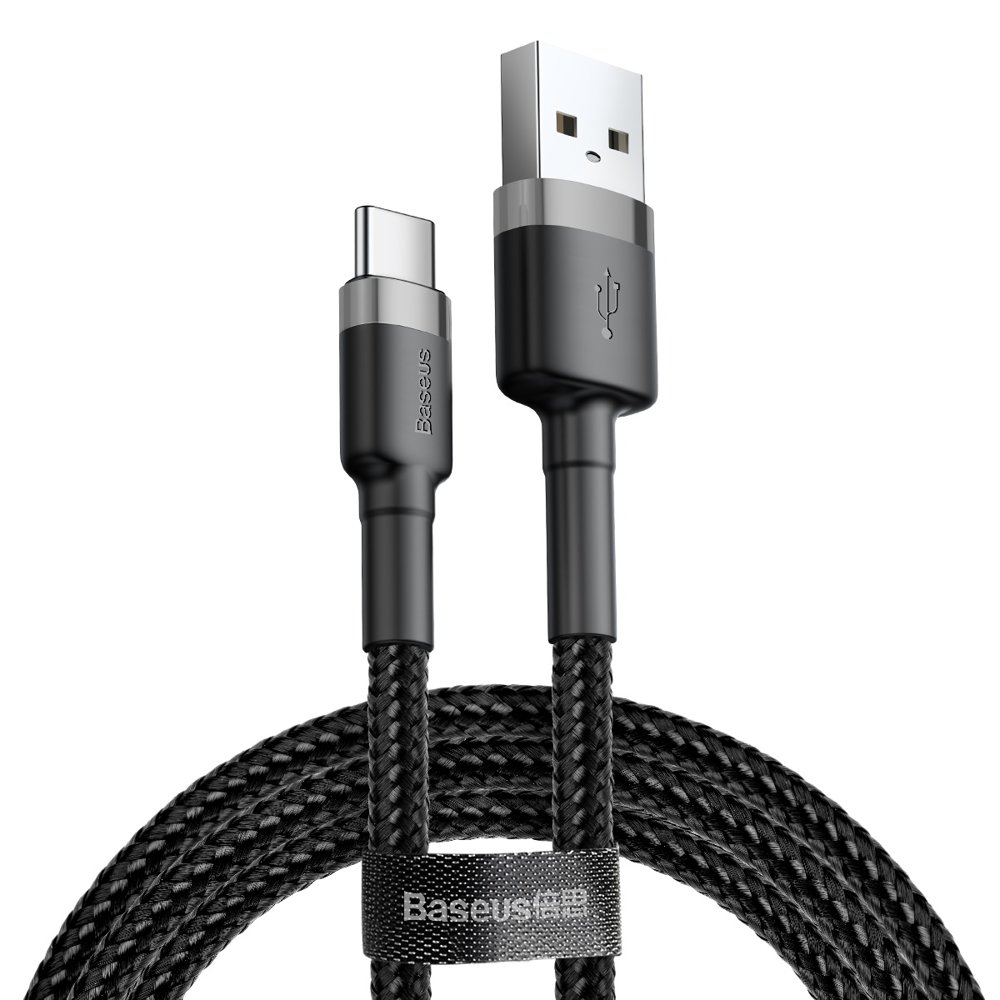 Baseus Cafule USB 2.0 USB Type-C cable 3m Black Grey