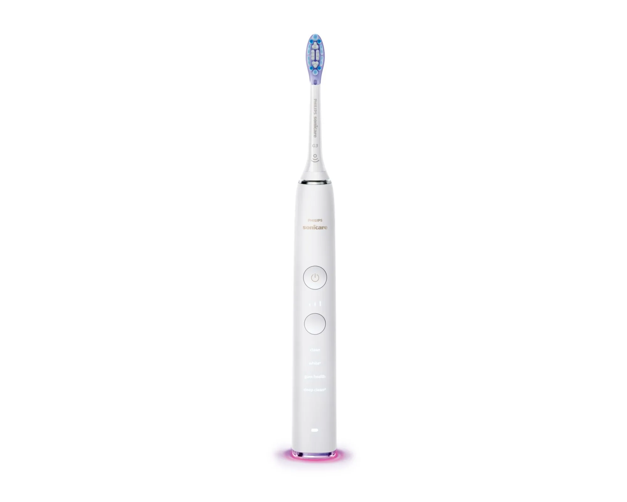 Philips Sonicare DiamondClean Smart DiamondClean Smart 9400 HX9917/88 Ladattava sähköhammasharja, Aikuinen, Sonic-hammasharja, Päivittäinen käyttö, Syväpuhdistus, Ienhoito, Herkkä, Valkaisu, 62000 liikettä minuutissa, Valkoinen, 2 min