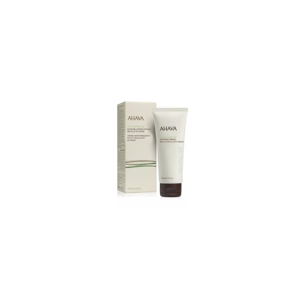 Ahava Time To Revitalize Äärimmäinen kiinteyttävä voide kaulalle ja dekolteelle 75 ml