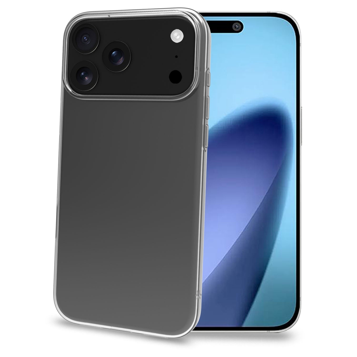 iPhone 17 Pro Max TPU -suojus – läpinäkyvä, iskunkestävä