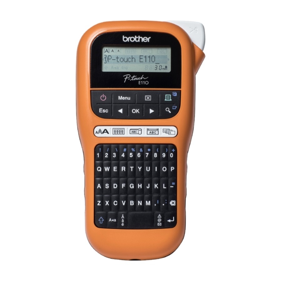 Brother Pt-E110VP etikettitulostin suoralämpö väri 180 X 180 DPI Tze qwerty