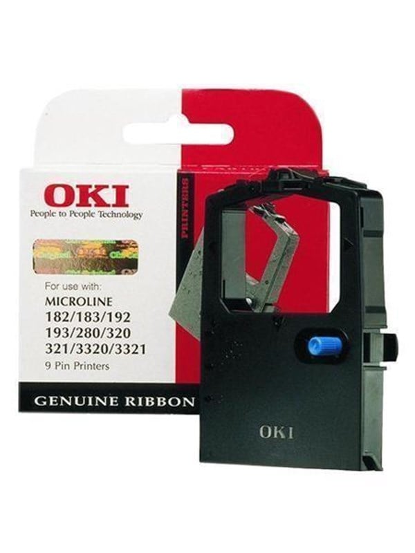 OKI Nauha/musta 9-nastainen 1000 arkin kapasiteetti, f 100-300. - Print ribbon musta