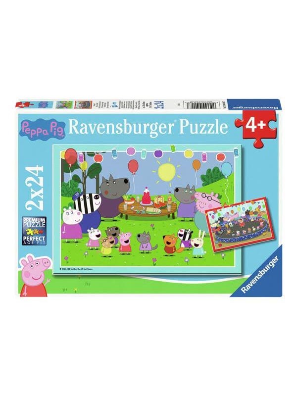 Peppa Pig Palapelit 2x24 palaa, Ravensburger