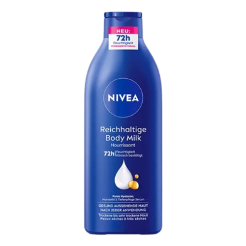 Nivea Rich Nourishing 72h Moisture Body Milk Lotion - 400 ml