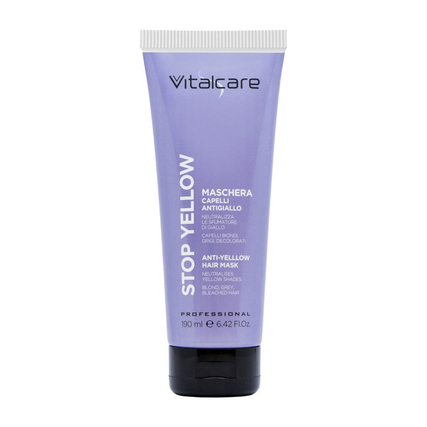 Vitalcare Stop Yellow Hiustenhoitonaamio Vasta-aine 190 ml — Hiustenhoitonaamio