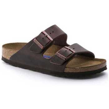 Birkenstock Arizona Soft Footbed Natural Leather Oiled Narrow Habana