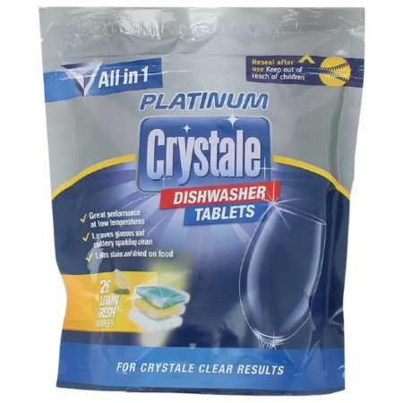 Crystale Platinum Astianpesutabletit – 26 kpl