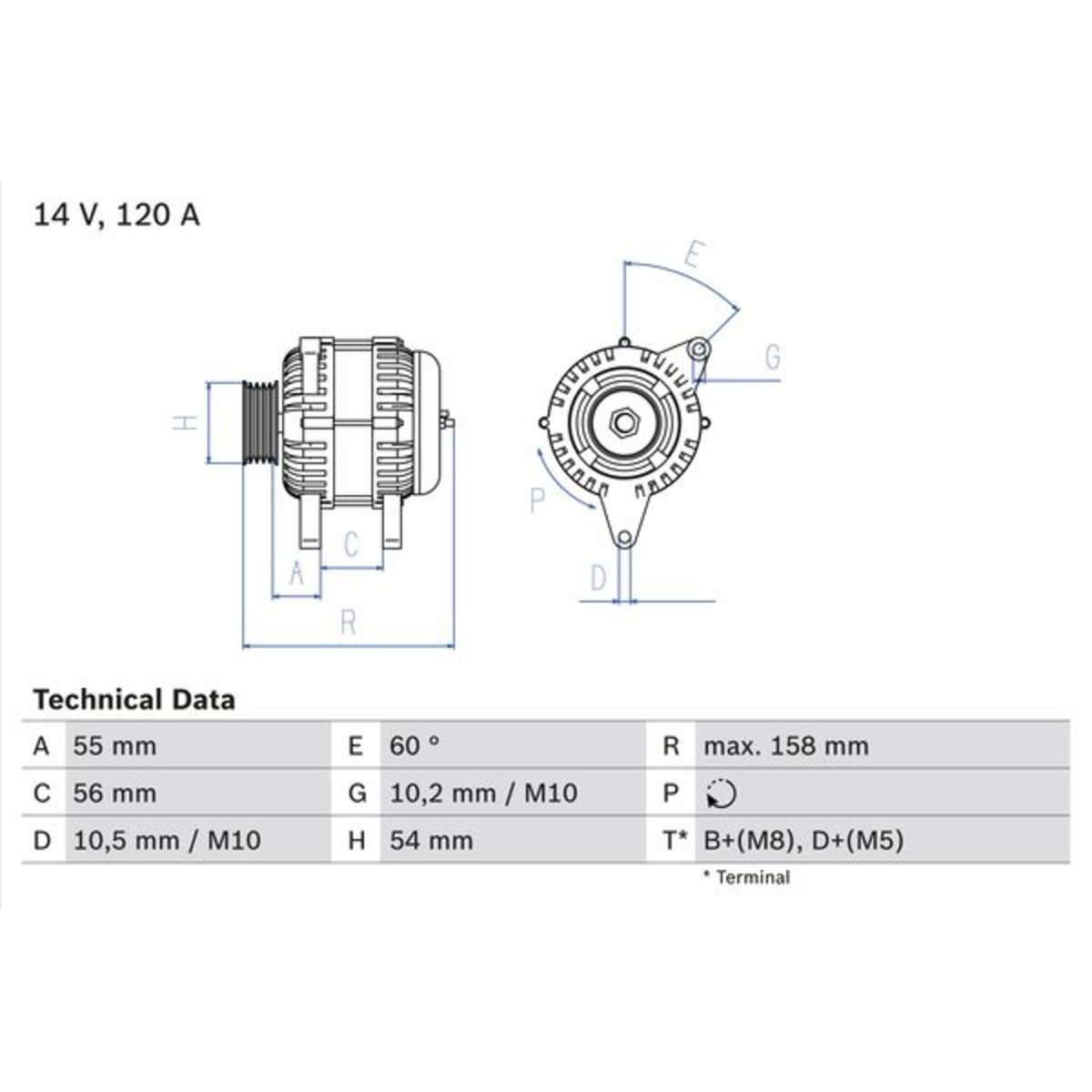 Laturi BOSCH 0 986 044 410