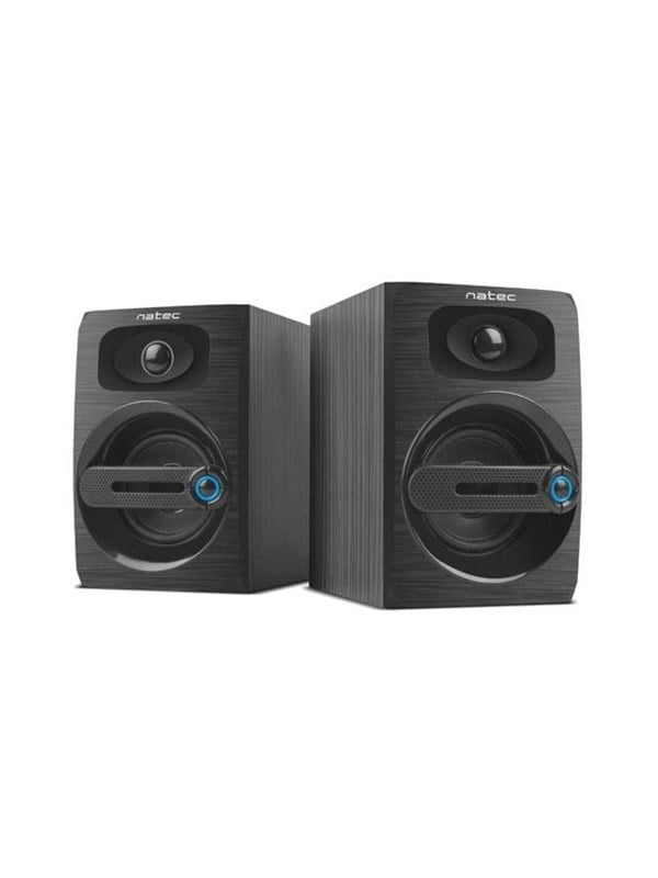 NATEC COUGAR, 2.0 kanaler, Ledningsført, 6 W, 80 - 20000 Hz, Sort