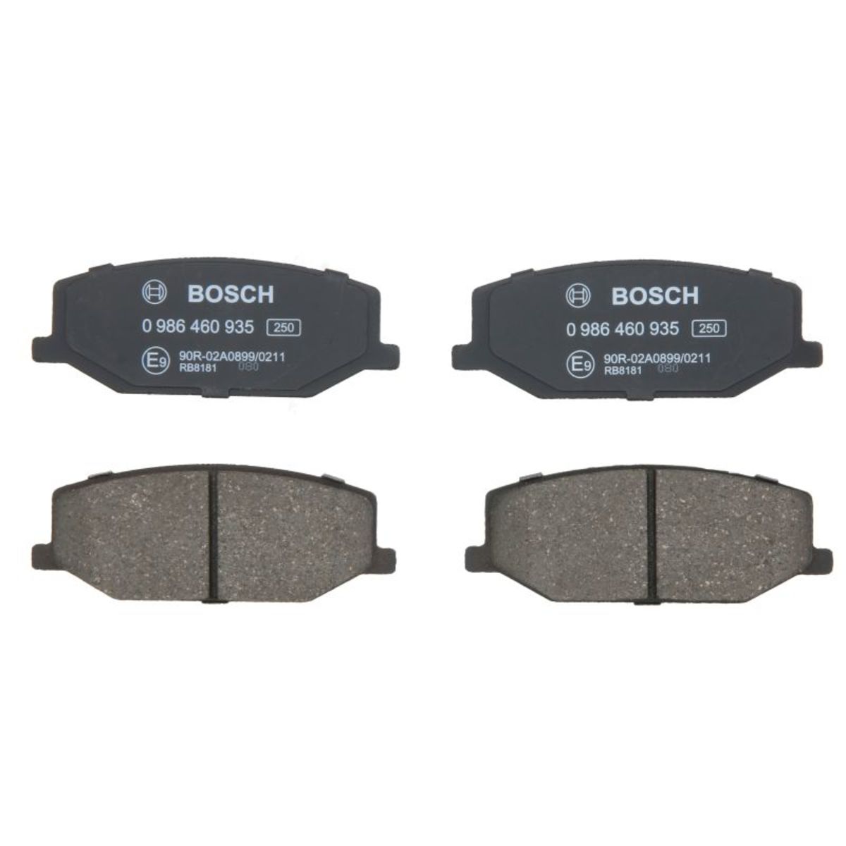 Jarrupalat, levyjarru BOSCH 0 986 460 935