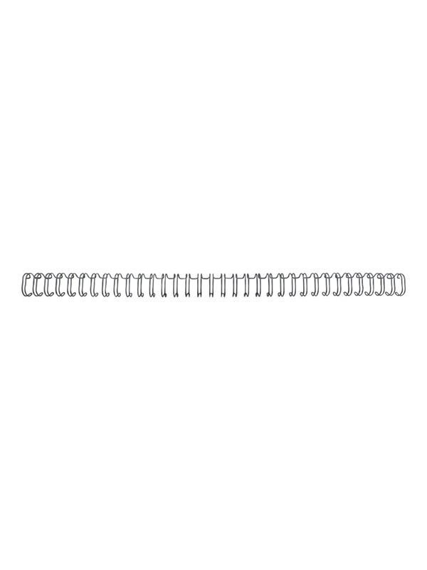 Gbc Metal Spiral 3:1 No8 12.5mm A4 Black 100pcs