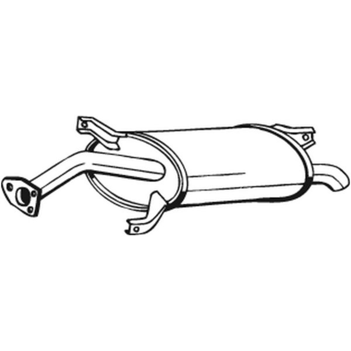 Takaäänenvaimentaja BOSAL 177-001