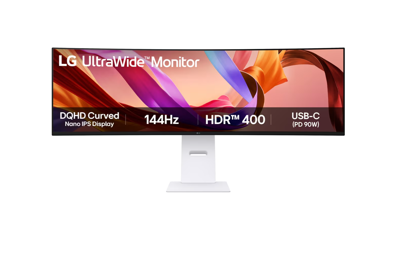 LG 49U950A-W 49" Dual QHD, Nano IPS -kaareva näyttö, USB-C hub