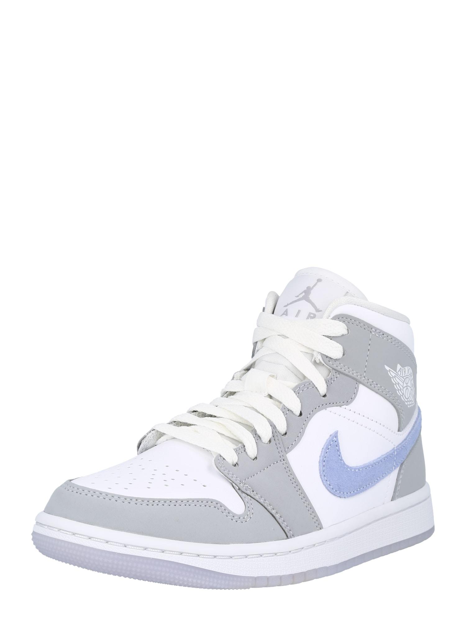 Jordan Korkeavartiset tennarit 'Air Jordan 1'  harmaa / valkoinen