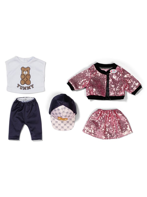 BABY born Glam Outfit 43cm, Nuken vaatesetti, 3 vuosi/vuosia