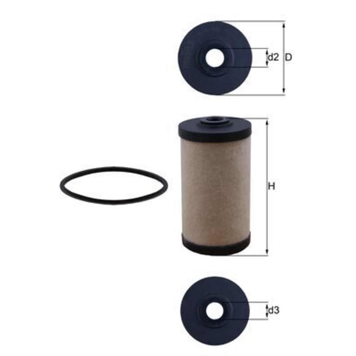 Polttoainesuodatin MAHLE KX 43