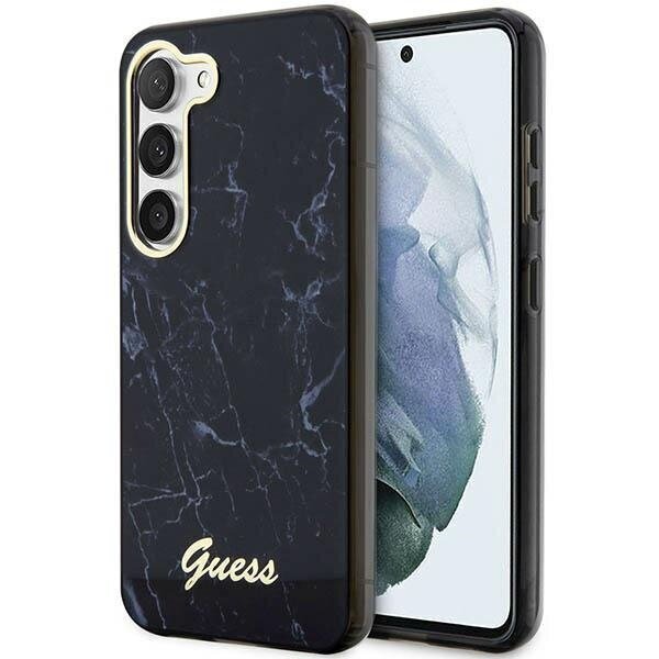 GUESS GUHCS23SPCUMAK S23 S911 black/black hardcase Marble