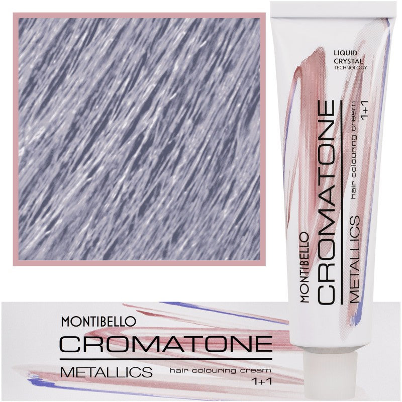 Montibello Cromatone Metallics, monikäyttöinen hiusväri 60 ml 9,12 M | Erittäin vaalea helmiäistuhka blondi
