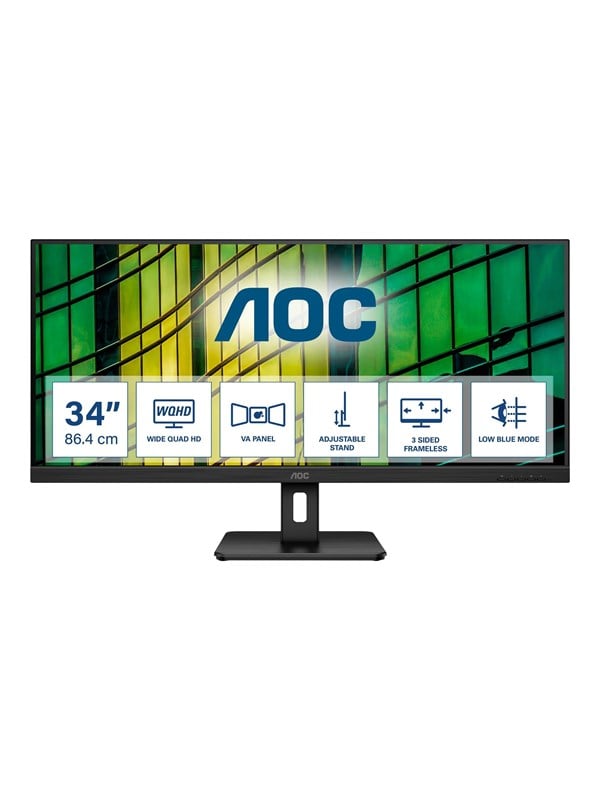 AOC U34E2M 34" UWQHD, VA -näyttö