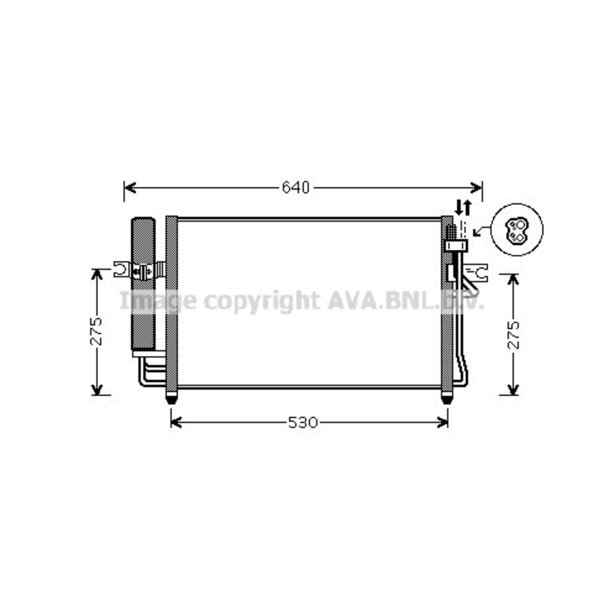 Lauhdutin, ilmastointilaite AVA COOLING SYSTEMS HY5087D