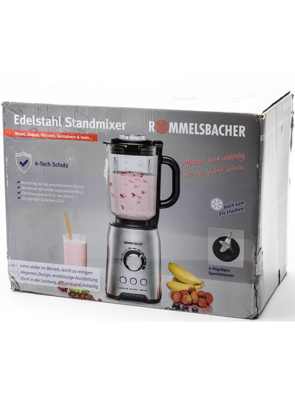 ROMMELSBACHER Blenderi MX 1250 - blender - stainless steel - 1200 W