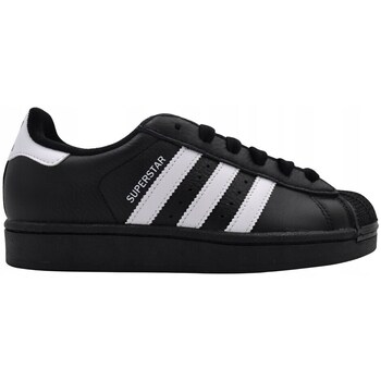ADIDAS ORIGINALS Matalavartiset tennarit 'Superstar II' musta / valkoinen