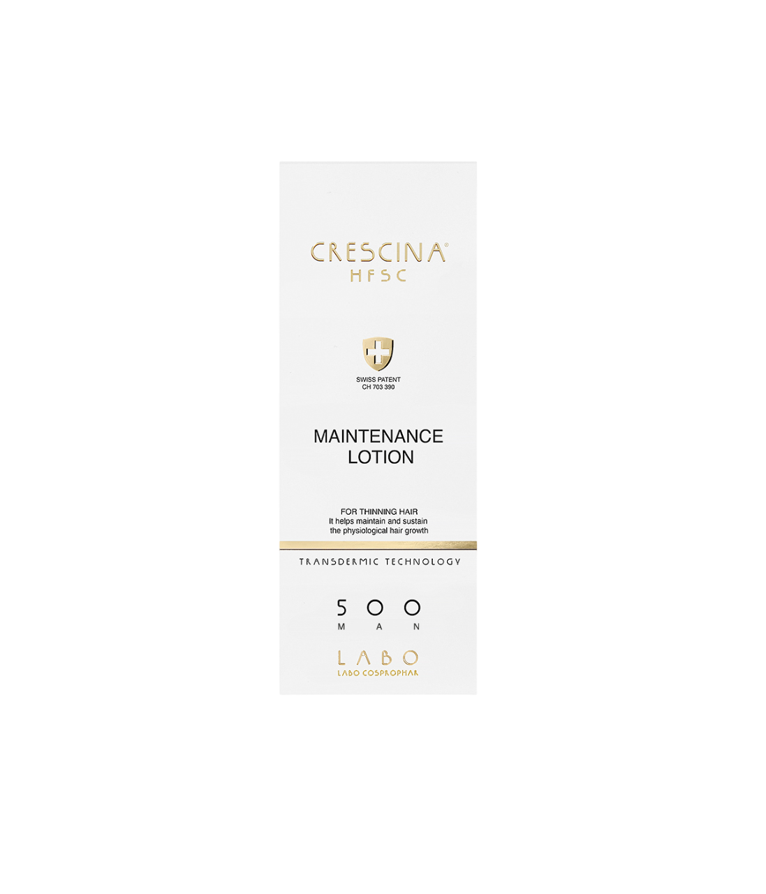 Labo suisse Crescina HFSC 500, Hiushoitoaine, Uusikasvu, 100 ml