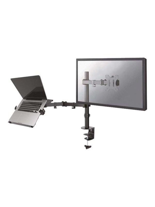 Neomounts by Newstar FPMA-D550NOTEBOOK - Kiinnityssarja - täysliike - LCD-näytölle / kannettavalle tietokoneelle - musta - näytön koko: 10-32 - kiinnitettävä kiinnikkeellä, silmällä, pöydälle kiinnitettävissä