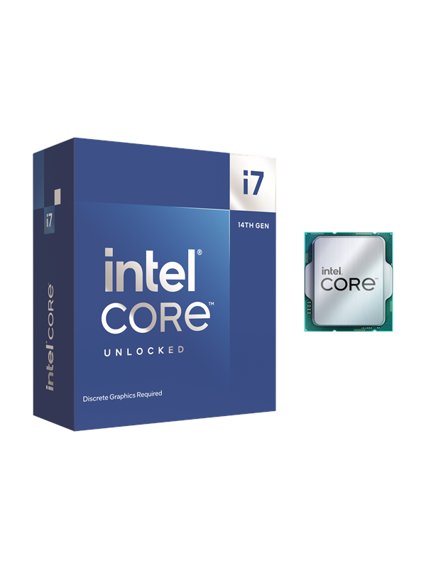 Intel® | Core™ i7-14700KF - 20-ydin - 3,4 GHz (jopa 5,6 GHz Turbo) - LGA1700-kanta | Laatikko (ilman jäähdytintä)