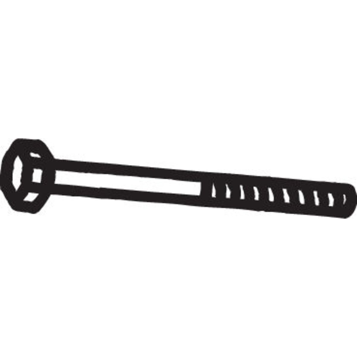 Ruuvi, pakoputkisto BOSAL 258-891